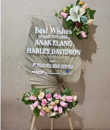 Papan Akrilik Ucapan Grand Opening Senen